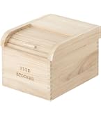Amazon｜[ケユカ] KEYUCA 桐 米びつ (5kg 無垢材 キャスター付き) お米